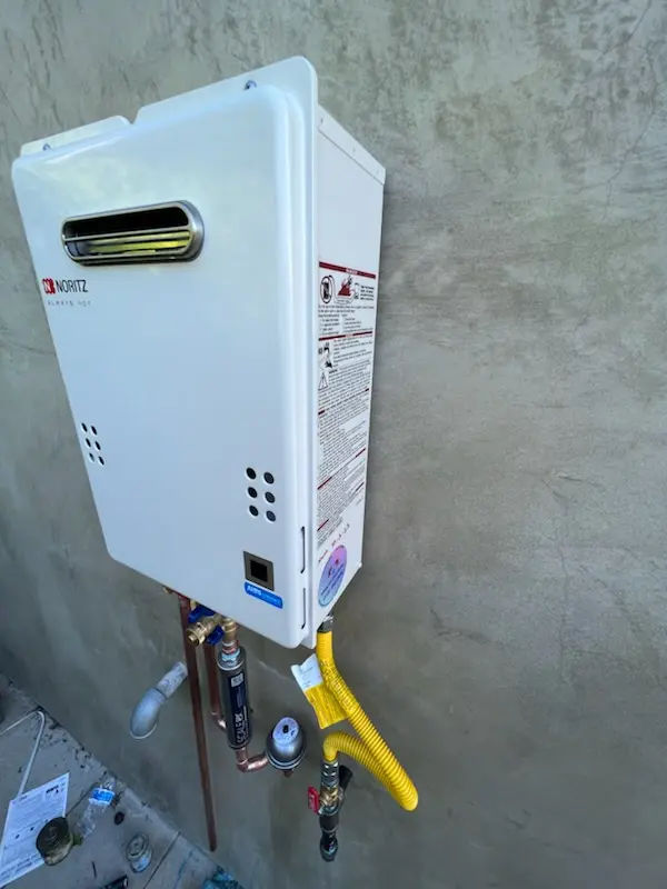 Tankless water heater installation for Bent Tree Estates homes